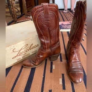 Vintage Lucchese Women’s Cowboy Boots size 6.5